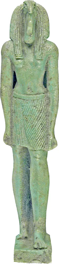 Standfigur des Thot mit Ibiskopf, Walters Art Museum, Späte Periode
